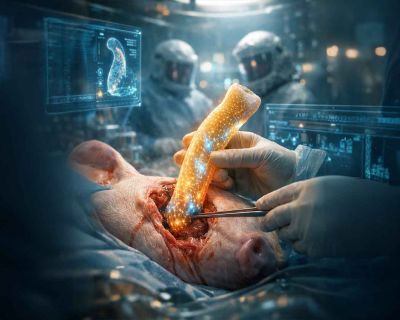 “Bilim, İnsan Vücudunu Yeniden Yazıyor: Yapay Yemek Borusu İlk Kez Canlıya Nakledildi!”