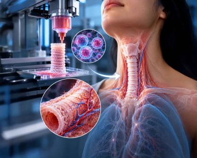 Kök Hücrelerle 3D Yazıcıda Soluk Borusu Üretildi: Hastanın Vücudunda Yeni Kan Damarları Oluşmaya Başladı